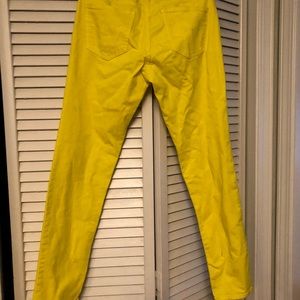 Gap “highlighter” yellow jeans